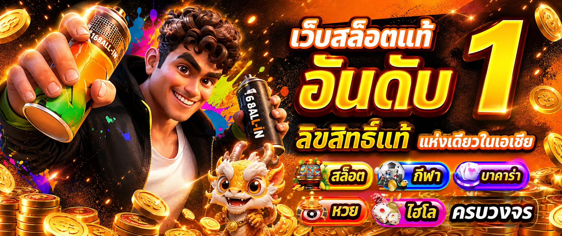 แบนเนอร์สล็อตออนไลน์ 168ALL-IN สำหรับมือใหม่